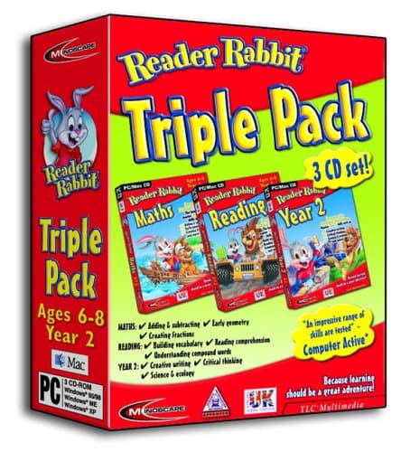 Reader Rabbit Triple Pack - Maths/Reading/Thinking 6 - 8 years