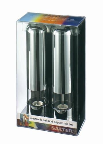Cole & Mason Stainless Steel Electronic Pepper and Saltmill with Light