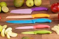 Vibrant Collection 5-piece Non-Stick Knife Set