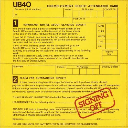 UB40, Signing Off