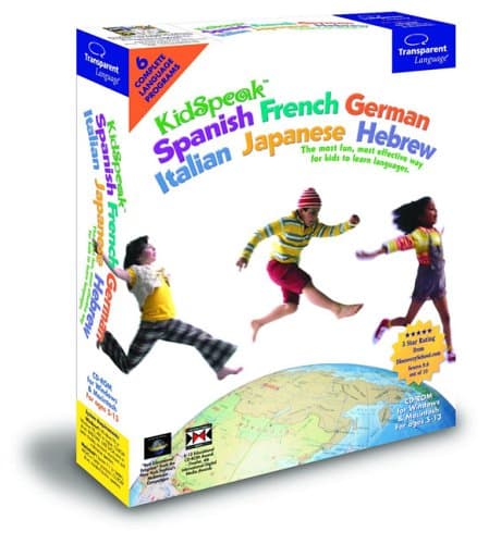 KidSpeak 6 In 1 ( Spanish, French, German, Italian, Japanese, Hebrew )