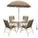 Kingfisher 4 Seat Metal Garden Patio Set