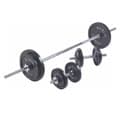 Marcy 50kg Cast Iron Spinlock Barbell/Dumbbell Set