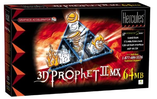 Hercules 3D Prophet II MX Graphic Card