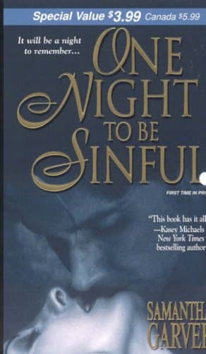Samantha Garver, One Night to be Sinful