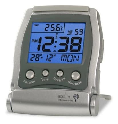 Acctim Metz Radio Controlled Travel Alarm Clock