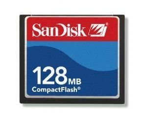 Sandisk 128Mb Compact Flash Card