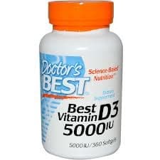 Doctor's Best Vitamin D3 5000IU