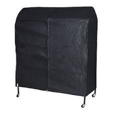 4ft Breathable Black Clothes Rail Cover