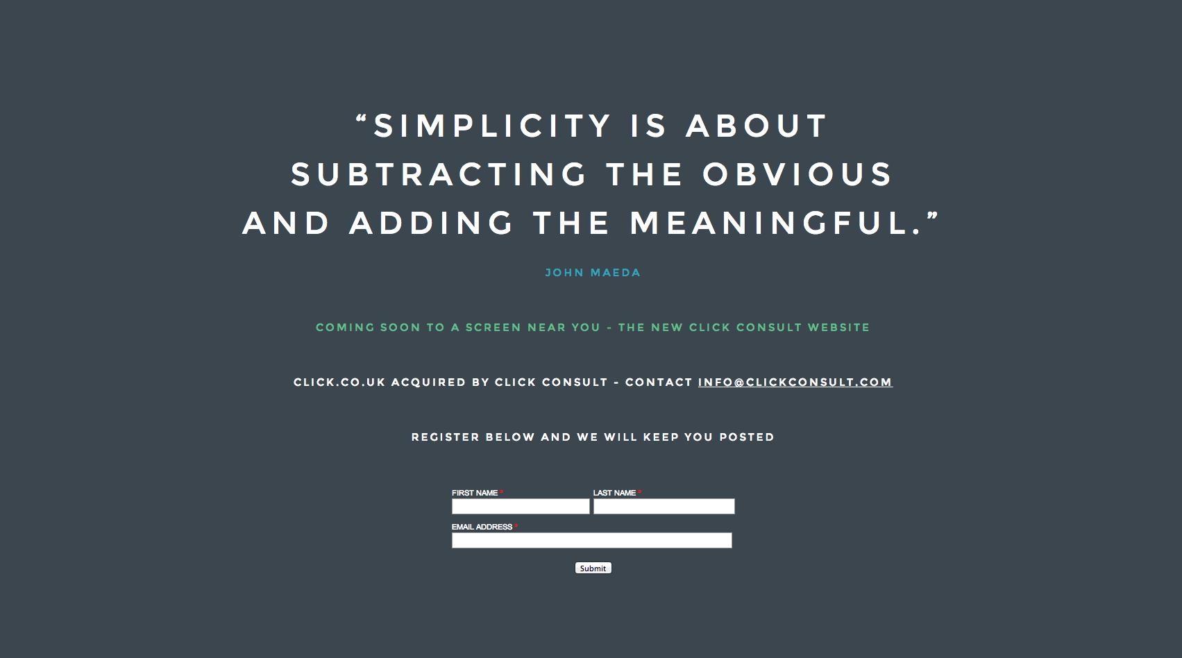 Click Consult www.click.co.uk