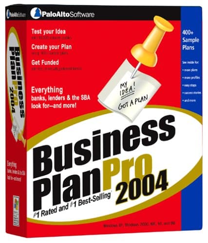 Business Plan Pro 2004