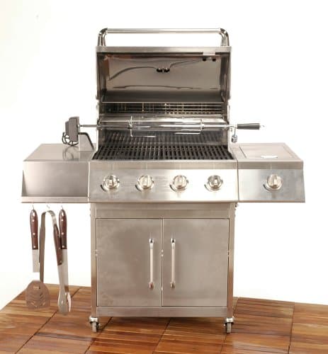 Range 4 Burner Gas Grill With Hob
