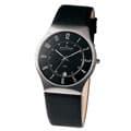 Skagen 233XXLSLB Men's Leather Strap Watch
