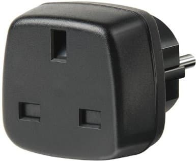 Brennenstuhl Travel Mains Plug GB to EU Earthed Adapter