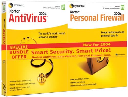 Norton AntiVirus 2004 & Norton Personal Firewall 2004 Bundle