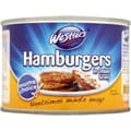 Westlers 4 Hamburgers in Rich Onion Gravy