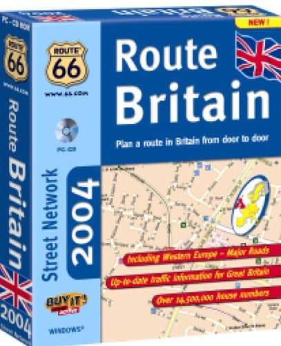 Route 66 Britain 2004 Street Network