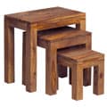 Sheesham Nest of 3 Tables
