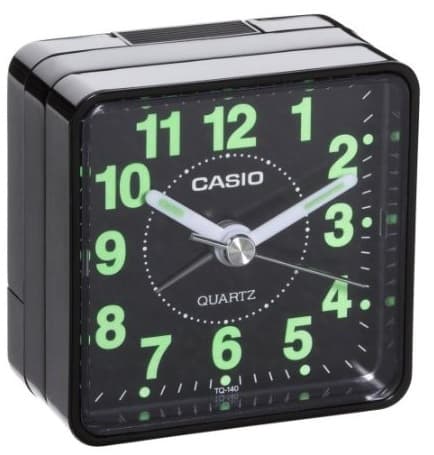 Casio TQ140-1 Travel Quartz Beep Alarm Clock