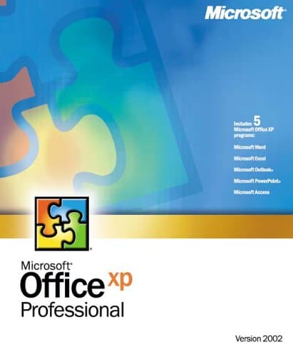 Office XP Professional (Word, Excel, Outlook, PowerPoint, Access)