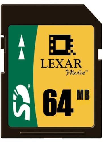 Lexar 64Mb SD Card